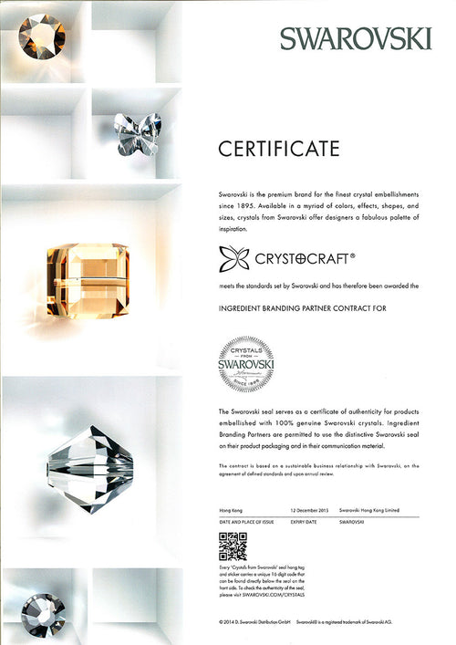 CRYSTOCRAFT SWAROVSKI VIRGO SYMBOL