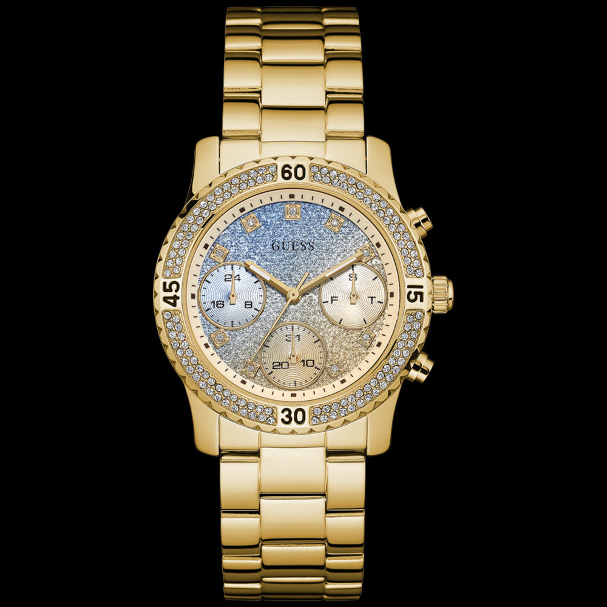 Guess Confetti Gold Ladies Sport Watch | Australia