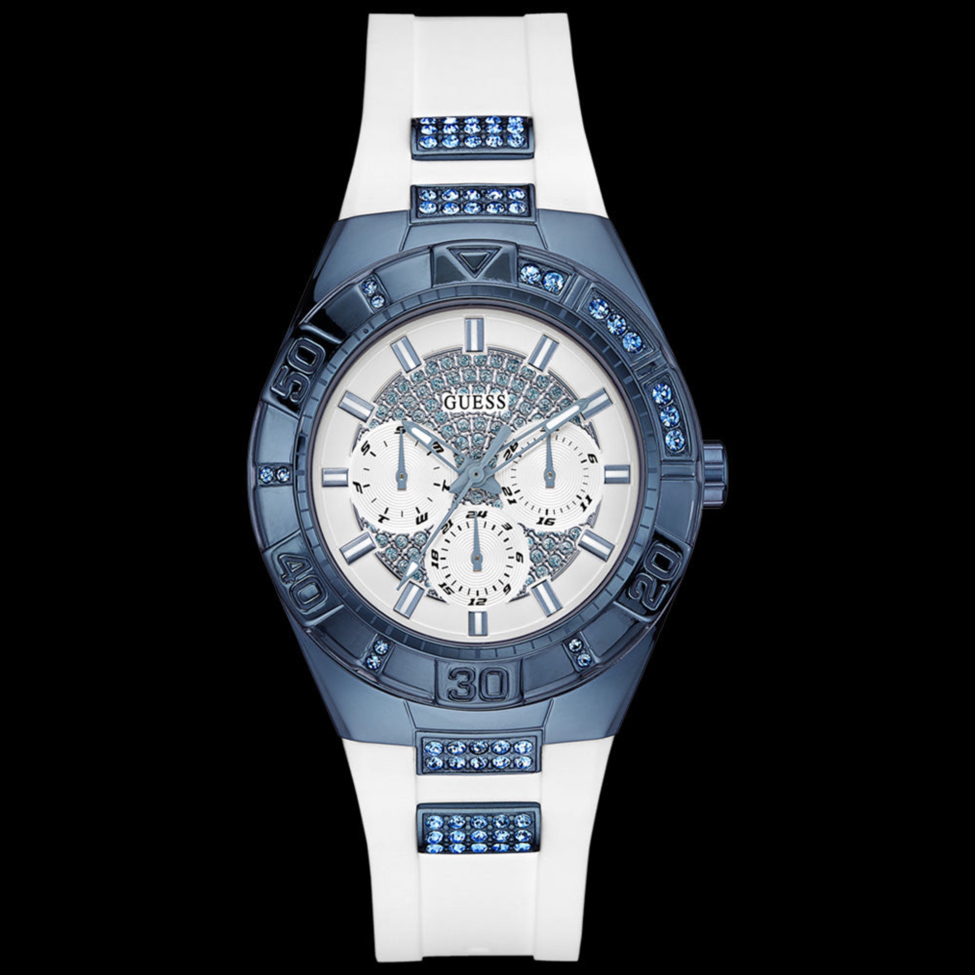 Guess Luna Sky Blue Ladies Sport Watch | Australia
