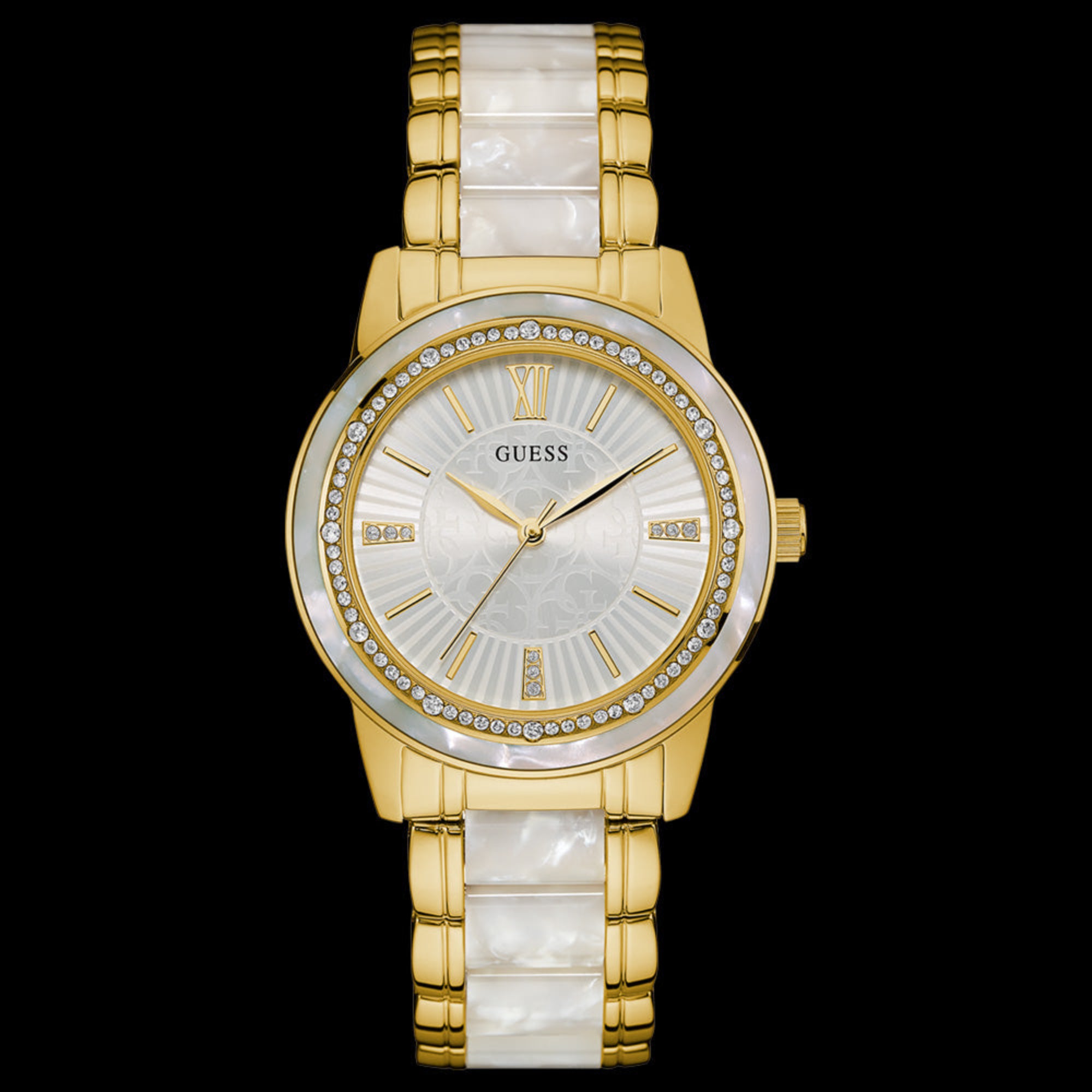 Guess Trinity Gold Dress Sport Watch | Australia