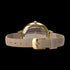 SEKONDA LADIES GOLD FLORAL ETCHED DIAL WATCH - BACK VIEW