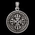 Save Brave Men's Silver Tibetan Vajra Cross Amulet Pendant | Australia