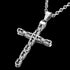 Byzantine Rope Knot Cross Men's Steel Necklace | Save Brave Australia