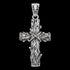 Save Brave Sterling Silver Lashed Wood Cross Pendant.